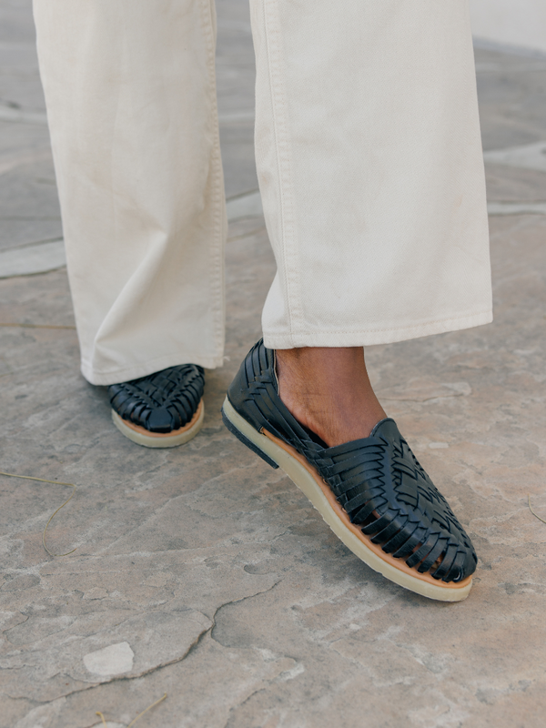 Handmade Mexican Leather Shoes Fine Artisanal Unique Huaraches