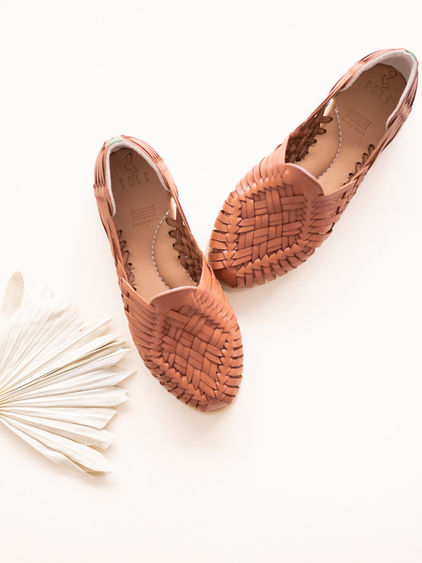 Mexican woven leather on sale shoes