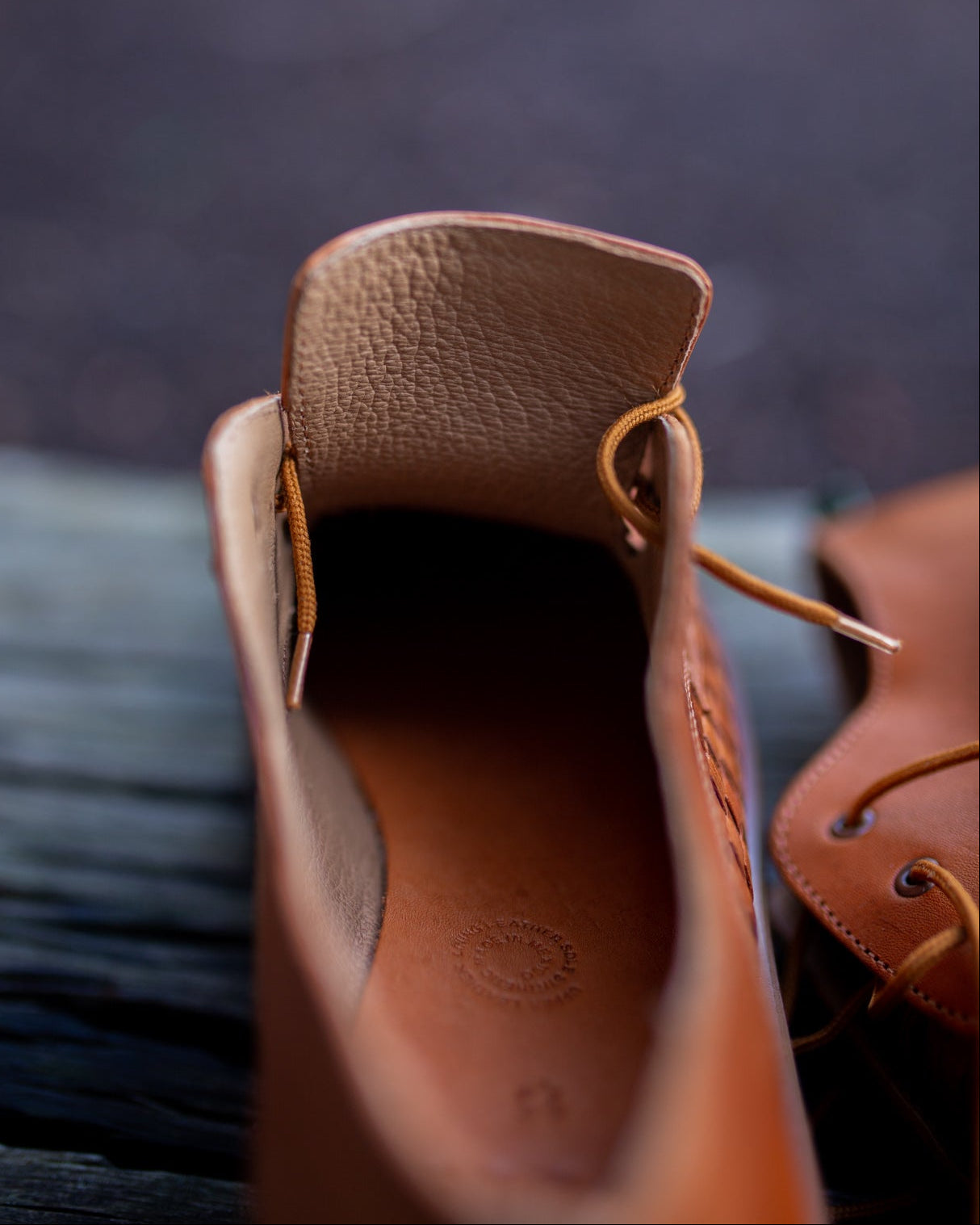 Alma Woven Leather Lug Sole Oxford