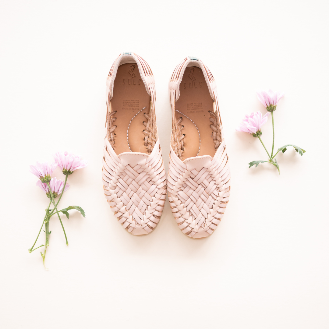cream colored huaraches